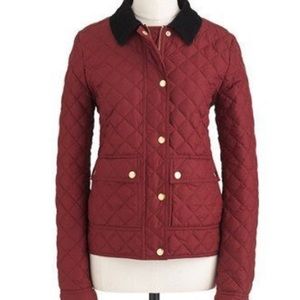 J Crew Quilted Tack Jacket size M